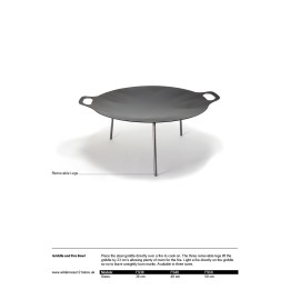 Petromax Griddle and Fire Bowl fact sheet