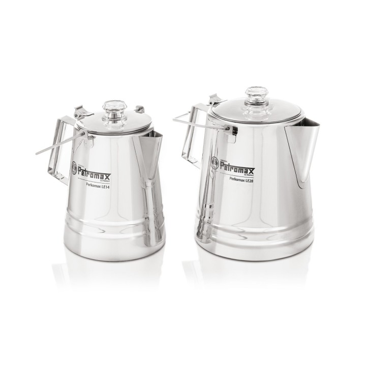 Stainless Steel Percolator | two sizes 2.1 or 4.2 litre