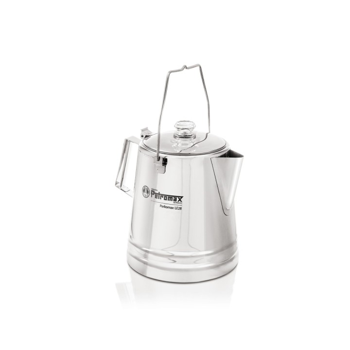 Stainless Steel Percolator factsheet strong wire handle