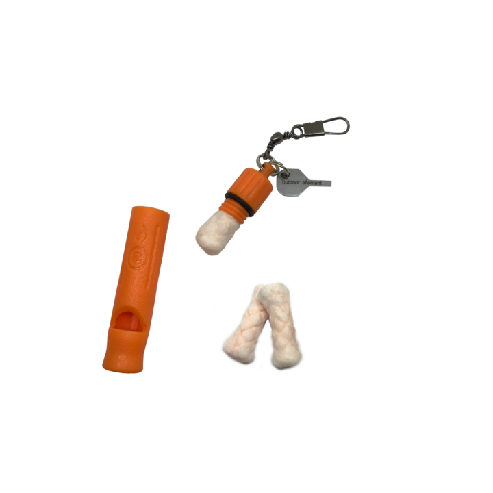 Outdoor Element Wombat Whistle Orange Open