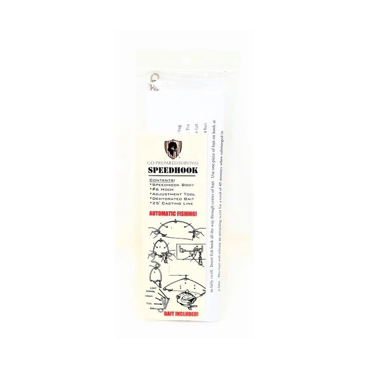 Speed Hook Survival Fishing Kit - Go Prepared Survival - packaging detail