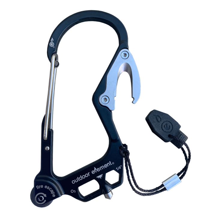 Outdoor element fire escape black