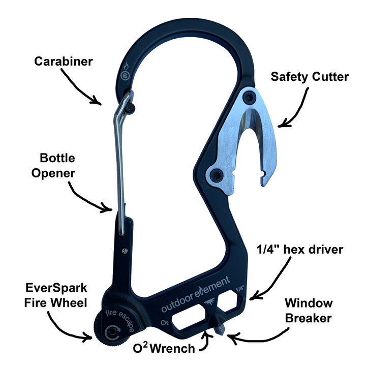 outdoor element fire escape features