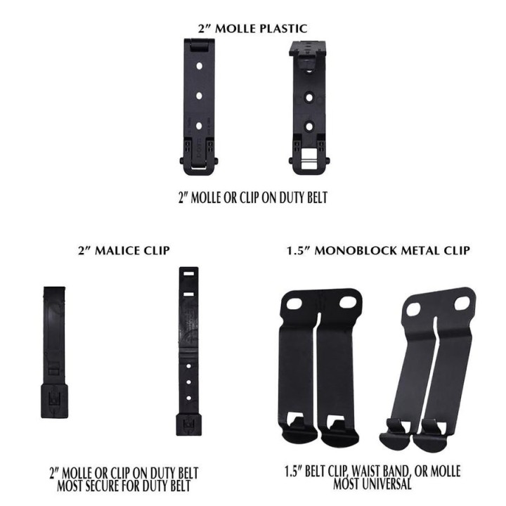 One Shear - holster, clip options
