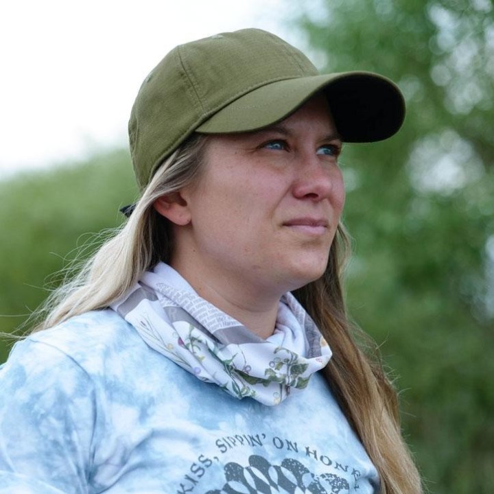 Wazoo Foraging Neck Gaiter being worn