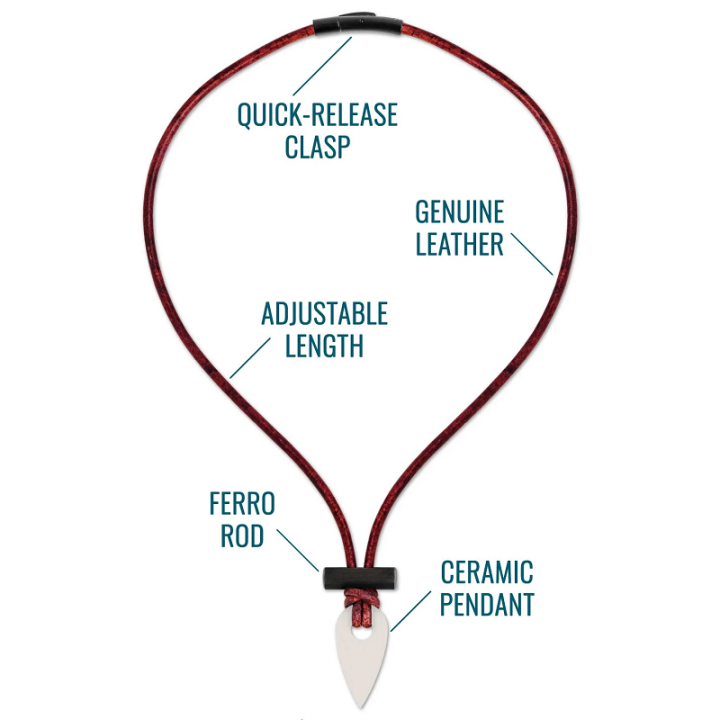 wazoo spark necklace features