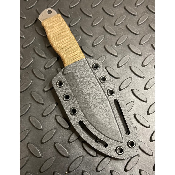 ROGAN RECON knife coyote wrap in sheath