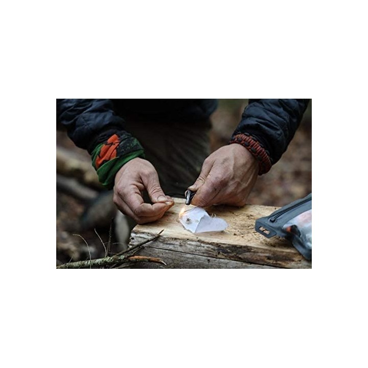 go prepared survival spartanfire tinder being lit with a spark