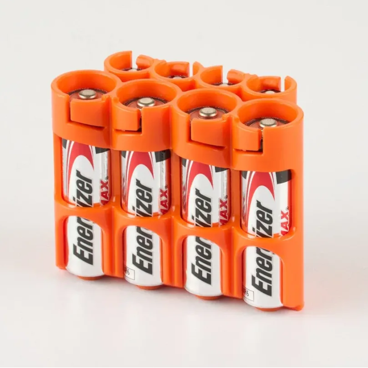 Storacell AA/AAA Combo Pack back view orange