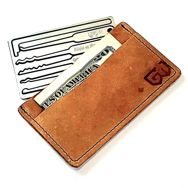 Grim Workshop - Lock pick Card : Wallet Lock Pick Set in wallet