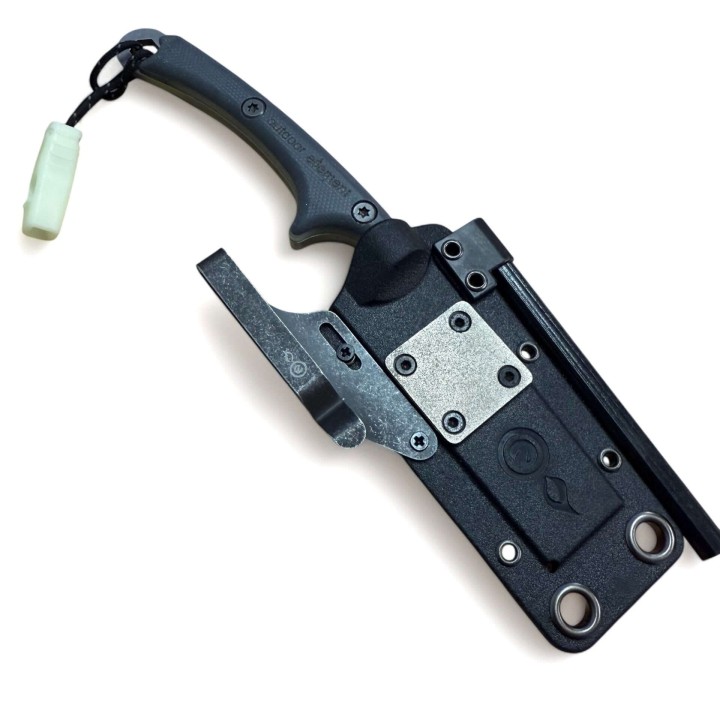 Outdoor Element Fixed Feather Knife Pocket Clip on sheath 2