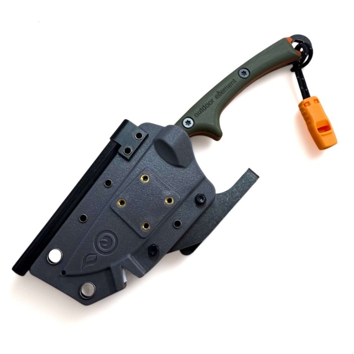 Outdoor Element Fixed Feather Knife Pocket Clip on sheath 4