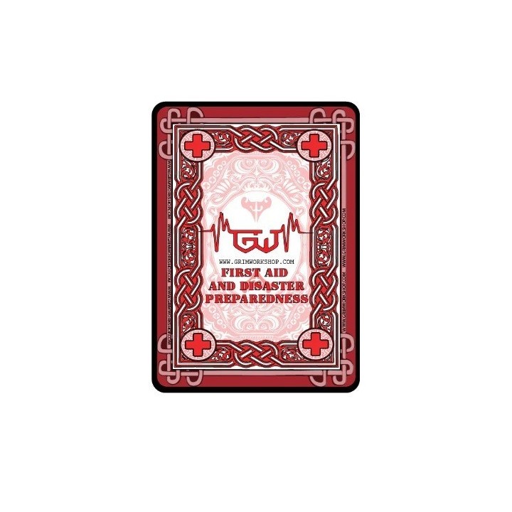 Grim Workshop Survival Playing Cards First Aid and Preparedness deck