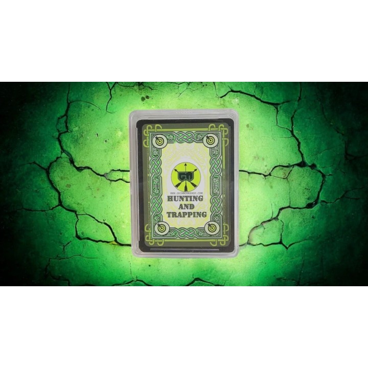 Grim Survival Playing Cards Hunting and Trapping Techniques