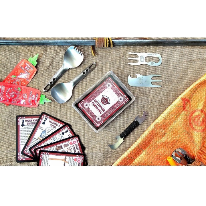Grim Workshop Outdoor Cooking and Water Deck : 54 Outdoor Cooking and Water Purification Playing Cards