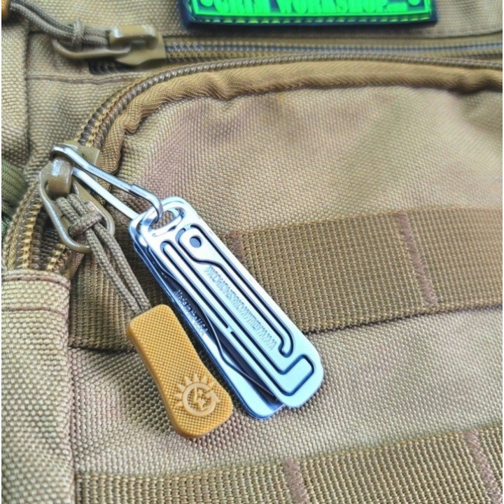 Grim Workshop Probe Lock Pick Micro Tool Surgical Grade Stainless Steel 2 two in 1 one keychain