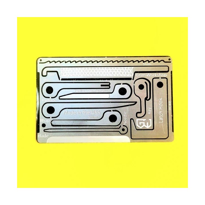 Grim Worksho Escape and Evasion Kit  flat survival gear compact