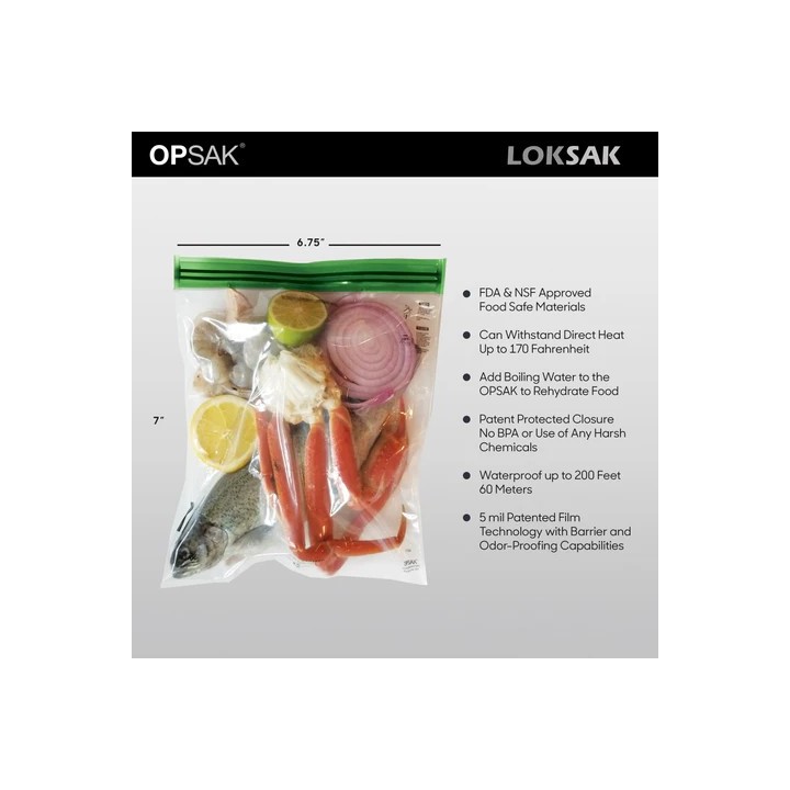 loksak OPSAK bag waterproof odor barrier bag seals away food smells