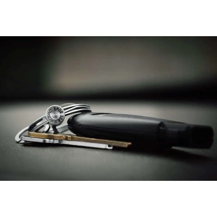 EXOTAC BMQR .380 Magnetic Quick Release Keyring on a key