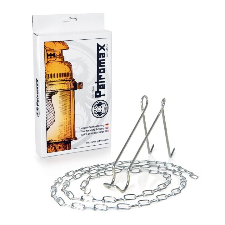 Petromax Lantern Tree Hanger for hanging your Petromax or Feuerhand lanterns from the trunk of a tree without causing any damage